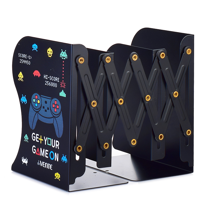 Фото к товару Подставка для учебников и книг "Game ON" 19x14,7x9 см, металлическая, телескопическая, окра Подставка для учебников и книг "Game ON" 19x14,7x9 см, металлическая, телескопическая, окра