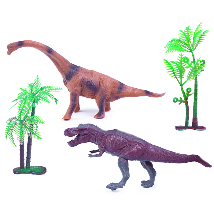 Набор животных 777-14 "Динозавры: Тиранозавр и брахиозавр" в пакете Набор животных 777-14 "Динозавры: Тиранозавр и брахиозавр" в пакете