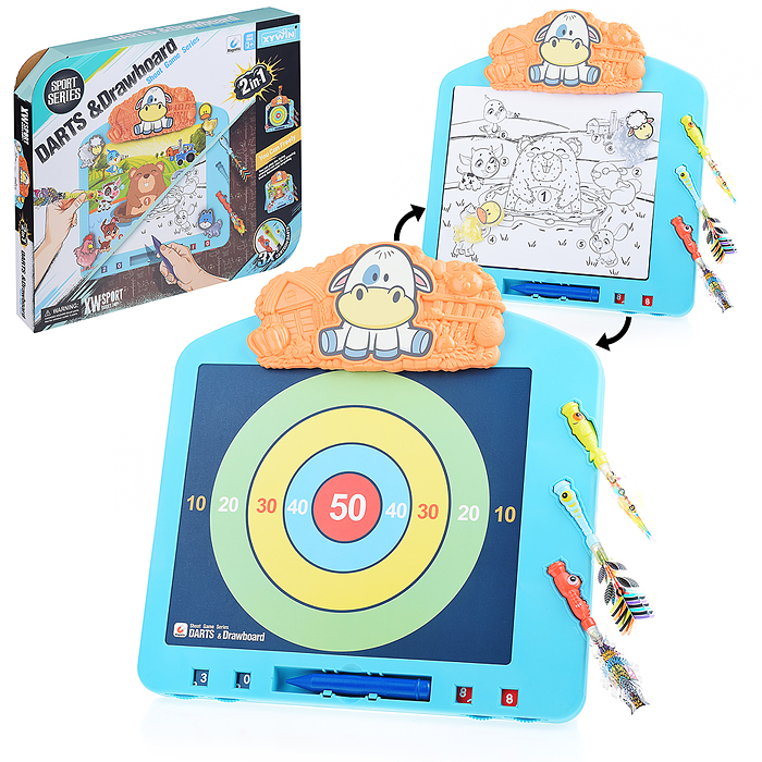 Игровой набор 9302-4 "Попади в цель" в коробке Игровой набор 9302-4 "Попади в цель" в коробке