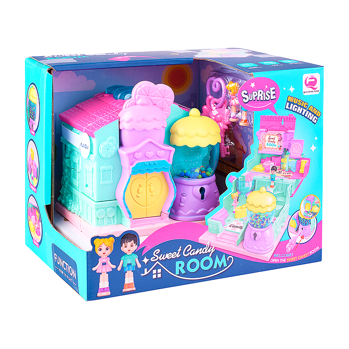 Фото к товару Дом для кукол QF2910 в коробке Дом для кукол QF2910 в коробке