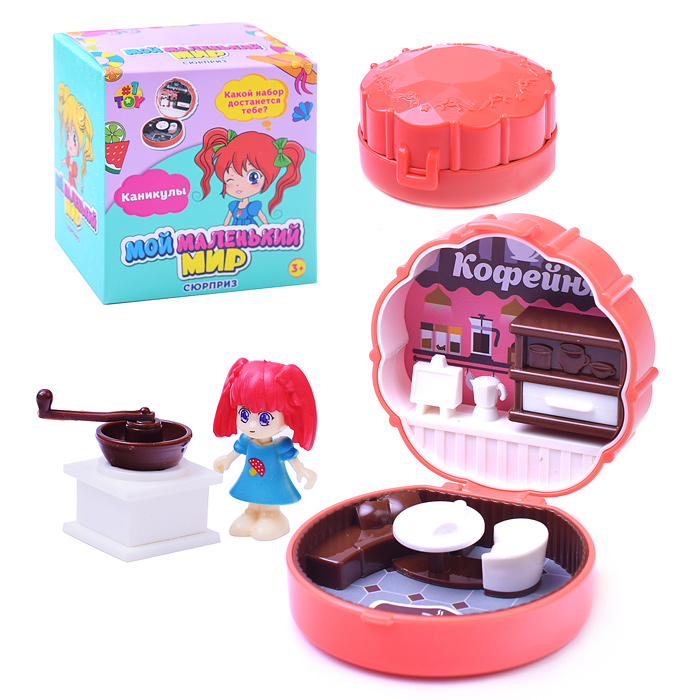 Мой маленький мир "Каникулы" мини комнатка в шкатулке, 4 вида в асс.в кор. 7*9*8,5см. Мой маленький мир "Каникулы" мини комнатка в шкатулке, 4 вида в асс.в кор. 7*9*8,5см.