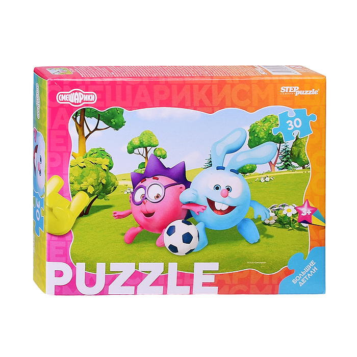 Контурный Макси-пазл 30 эл. "Смешарики" (Мармелад Медиа) Контурный Макси-пазл 30 эл. "Смешарики" (Мармелад Медиа)