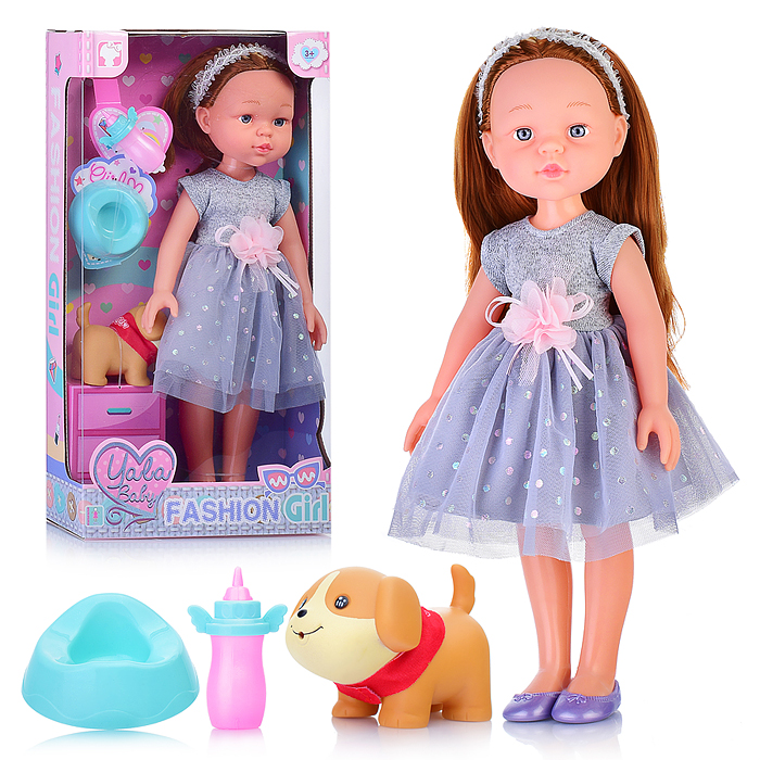 Кукла RT230B-B "Дина-3" с аксессуарами, в коробке Кукла RT230B-B "Дина-3" с аксессуарами, в коробке