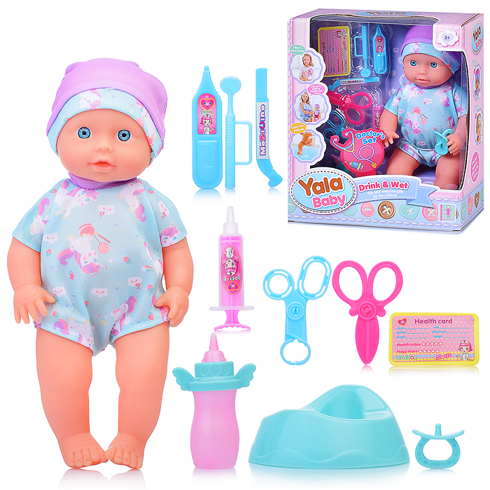 Пупс YL2325E-A "Сонечка" с аксессуарами, в коробке Пупс YL2325E-A "Сонечка" с аксессуарами, в коробке