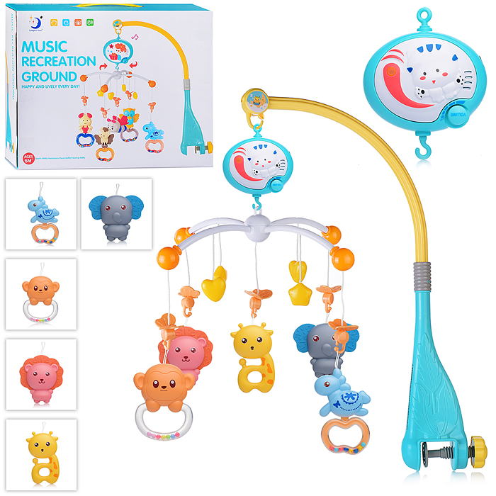 Мобиль HL2020-43 "Яркое детство" музыкальный, на кроватку, в коробке Мобиль HL2020-43 "Яркое детство" музыкальный, на кроватку, в коробке