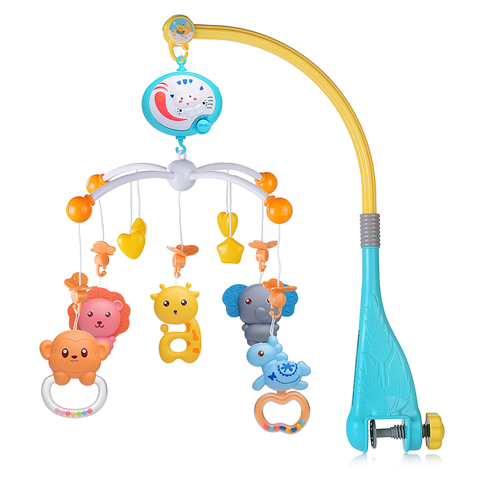 Фото к товару Мобиль HL2020-43 "Яркое детство" музыкальный, на кроватку, в коробке Мобиль HL2020-43 "Яркое детство" музыкальный, на кроватку, в коробке