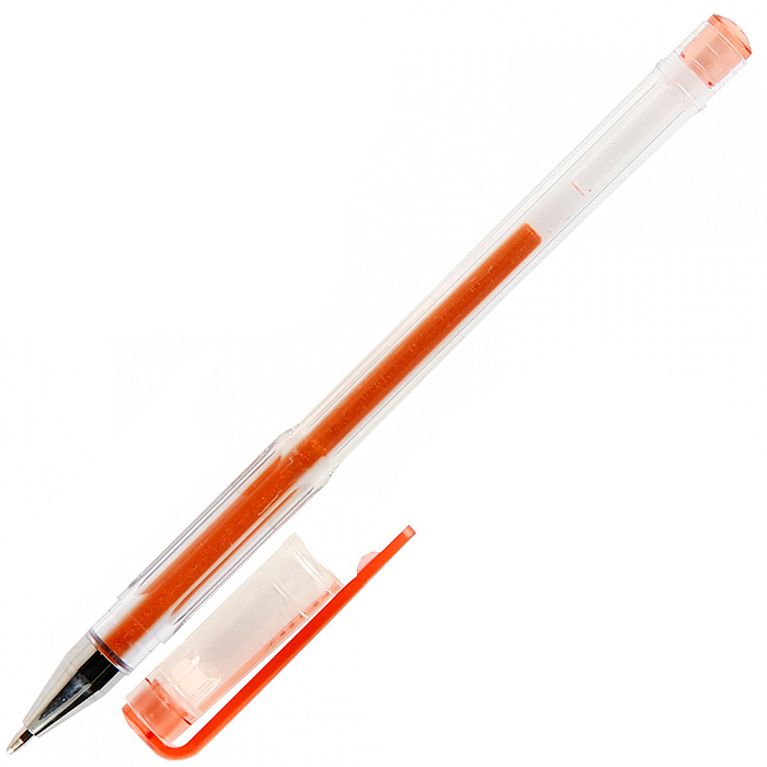 Набор ручек гелевых "Cosmo Glitter" 12 цветов с блестками, d=1 мм, прозрачный корпус с мета