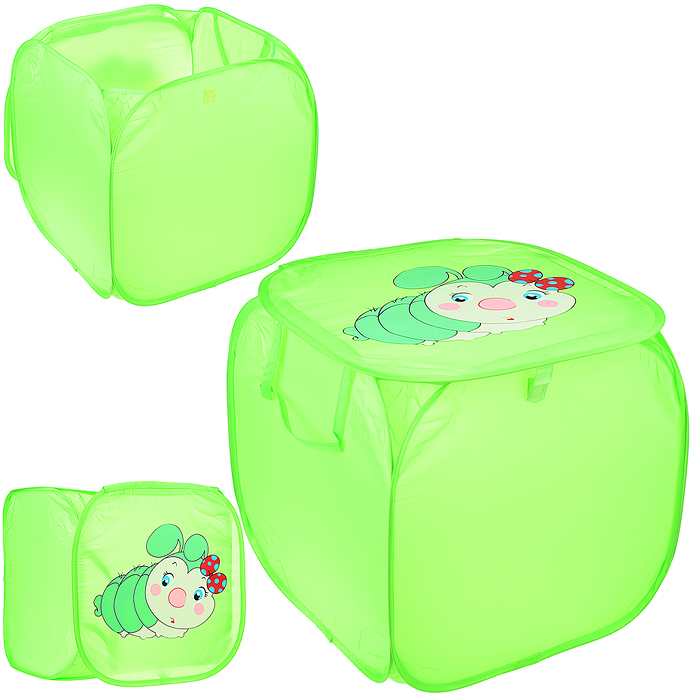 Контейнер для игрушек 00-0085 "Гусеничка" 45*45*45см. Контейнер для игрушек 00-0085 "Гусеничка" 45*45*45см.