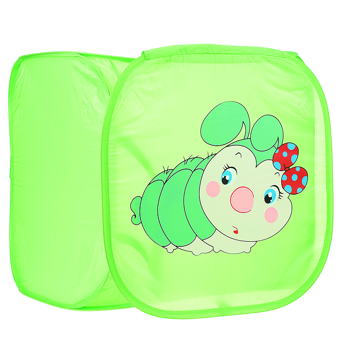 Контейнер для игрушек 00-0085 "Гусеничка" 45*45*45см.