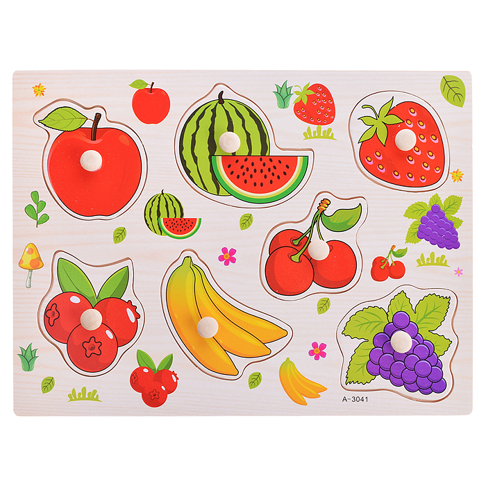 Пазл-вкладыш D1642 "Фрукты"