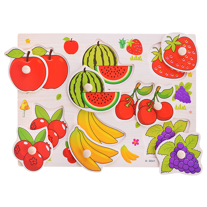 Пазл-вкладыш D1642 "Фрукты"