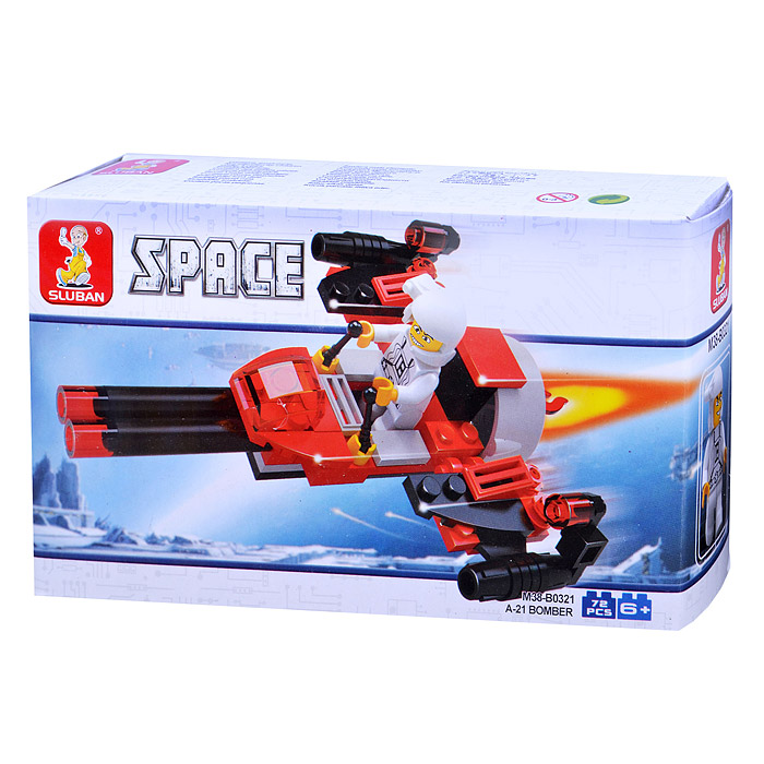 Конструктор М38-В0321 "Космический десант" (72 дет.) Конструктор М38-В0321 "Космический десант" (72 дет.)