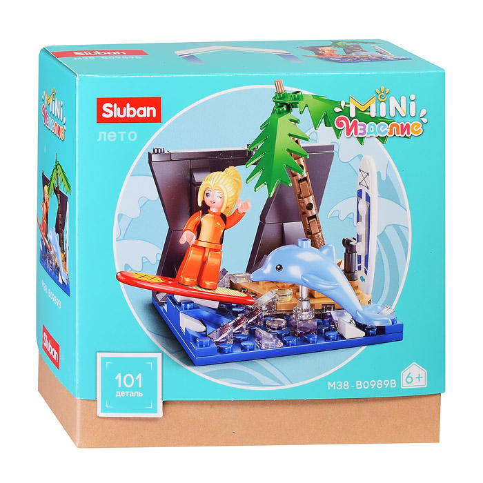 Конструктор M38-B0989B "Серфинг" (101 дет.) Конструктор M38-B0989B "Серфинг" (101 дет.)