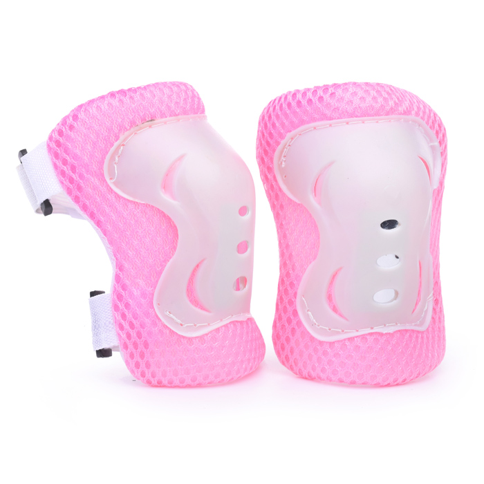 Набор защиты для катания U026163Y (цвет бело/розовый)