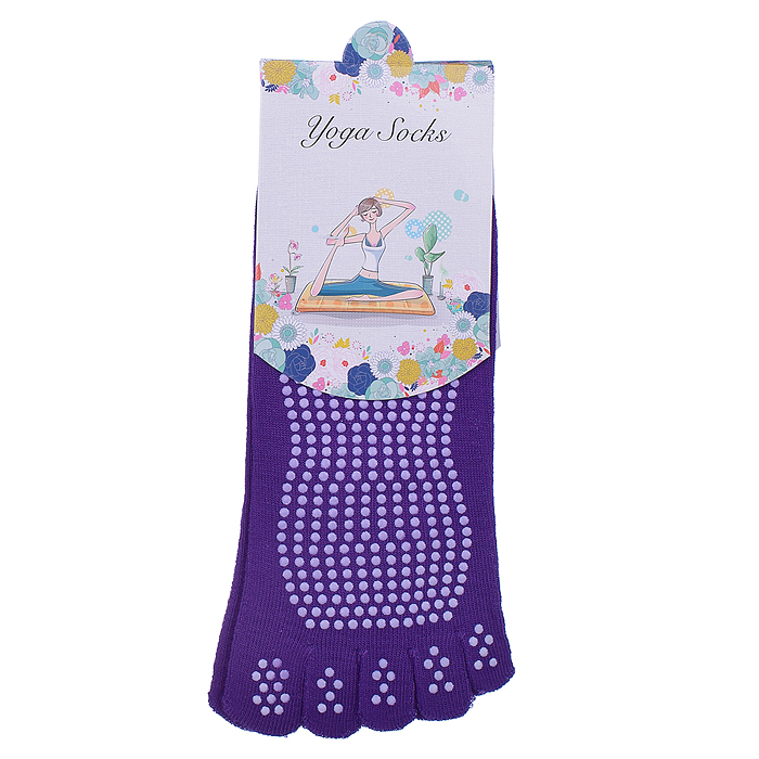 Фото к товару Спортивные следки для занятий йогой Спортивные следки для занятий йогой