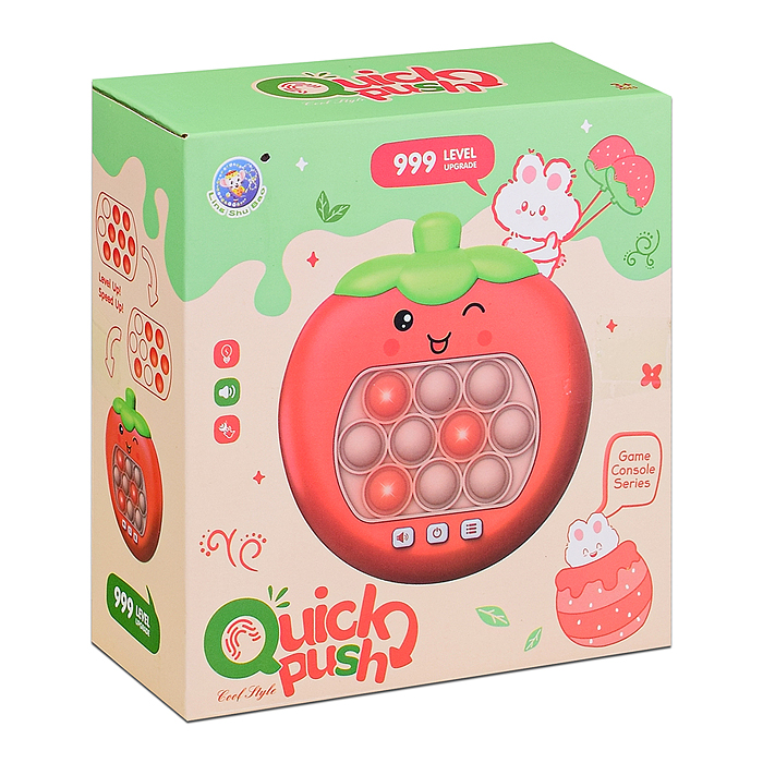 Фото к товару Игрушка-антистресс 6748 "Клубничка" в коробке Игрушка-антистресс 6748 "Клубничка" в коробке