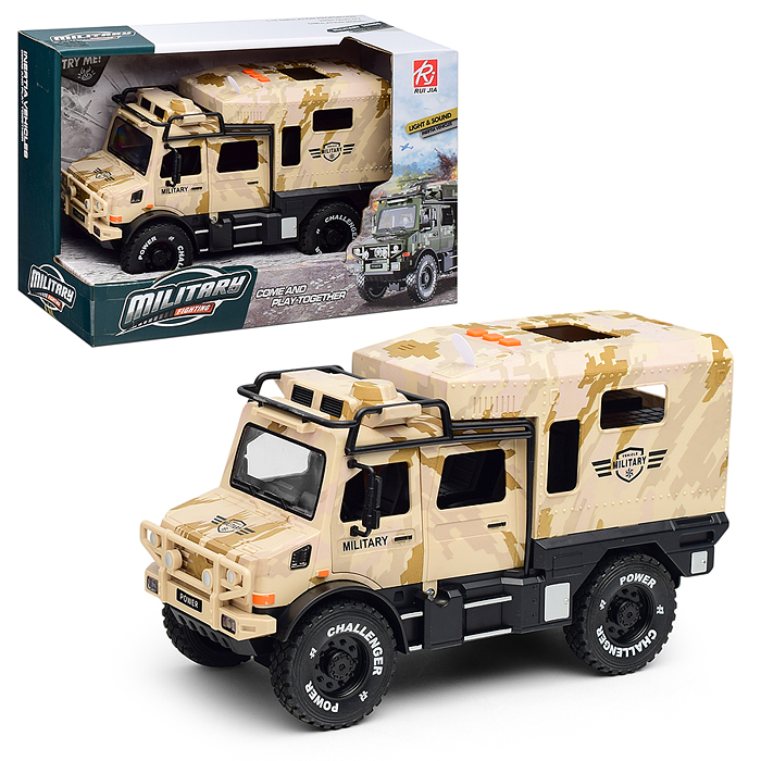 Машина RJ6897 "Военный броневик" (свет, звук) в коробке Машина RJ6897 "Военный броневик" (свет, звук) в коробке