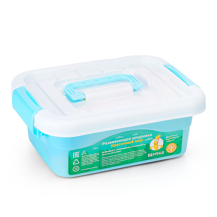 Фото к товару Шнуровка D1606-1 "В мире животных" 42 предмета Шнуровка D1606-1 "В мире животных" 42 предмета