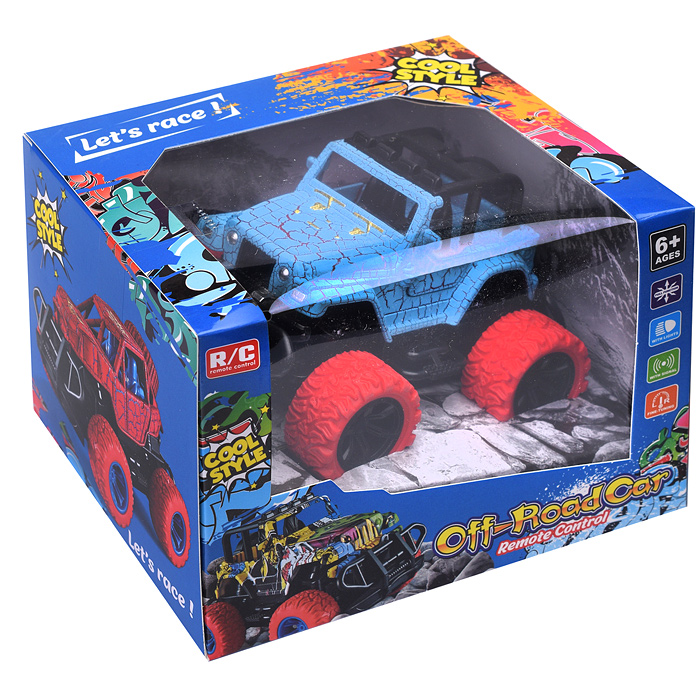 Машина 756 "Кракен сафари" р/у, 27MHz в коробке