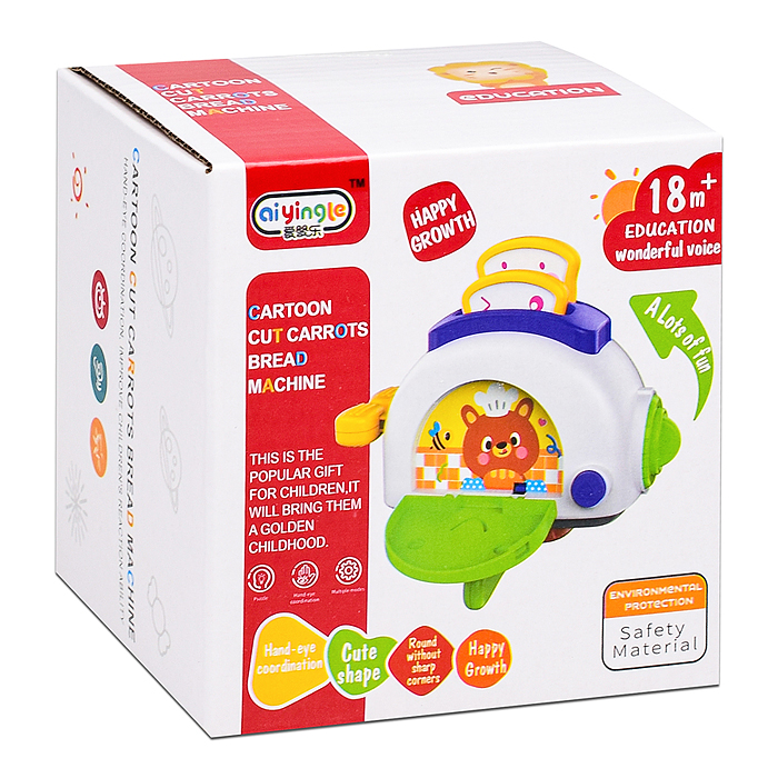 Фото к товару Игрушка развивающая 99-24 "Музыкальный тостер" в коробке Игрушка развивающая 99-24 "Музыкальный тостер" в коробке