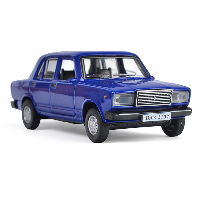 Фото к товару Машина металл ВАЗ-2107 длина 12 см, (двери, багаж, темно-синий) инерц, в коробке Машина металл ВАЗ-2107 длина 12 см, (двери, багаж, темно-синий) инерц, в коробке