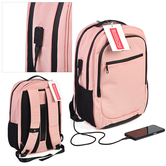 Рюкзак BI-03-029 BIRRONI розовый