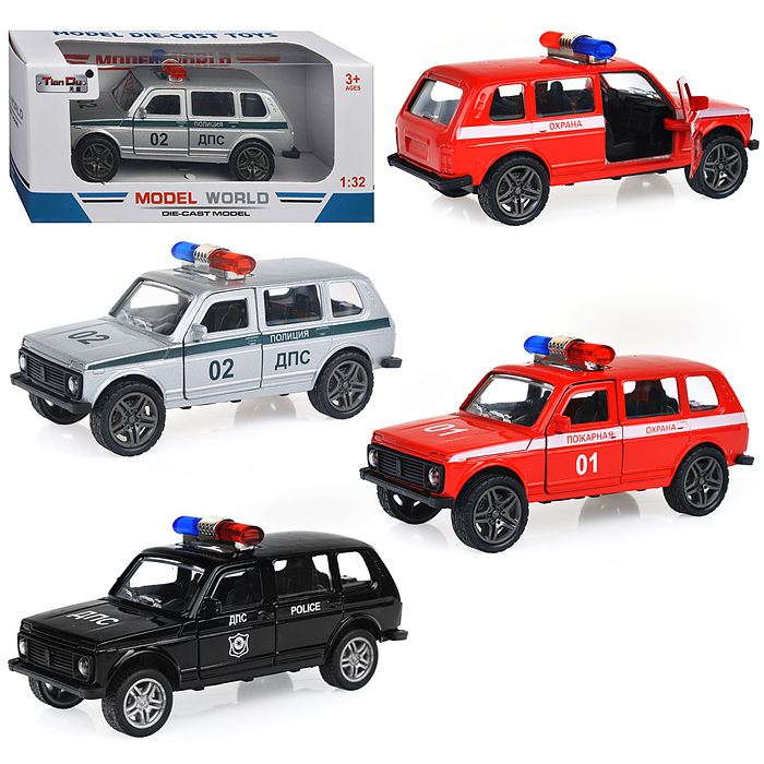 Машина F1132-3M "Важные службы" метал., в коробке Машина F1132-3M "Важные службы" метал., в коробке