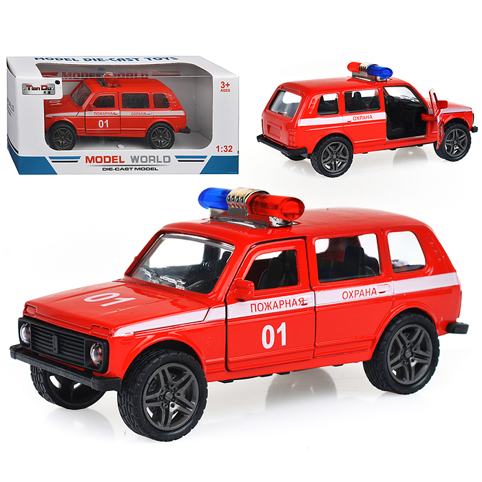 Фото к товару Машина F1132-3M "Важные службы" метал., в коробке Машина F1132-3M "Важные службы" метал., в коробке