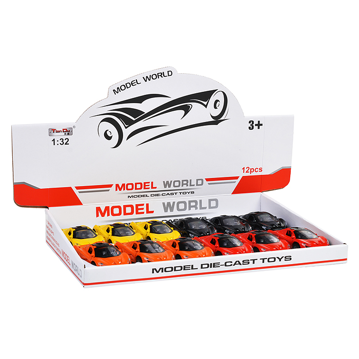 Фото к товару Машина F1112-2M "Супергонщик" металл., в дисплее Машина F1112-2M "Супергонщик" металл., в дисплее