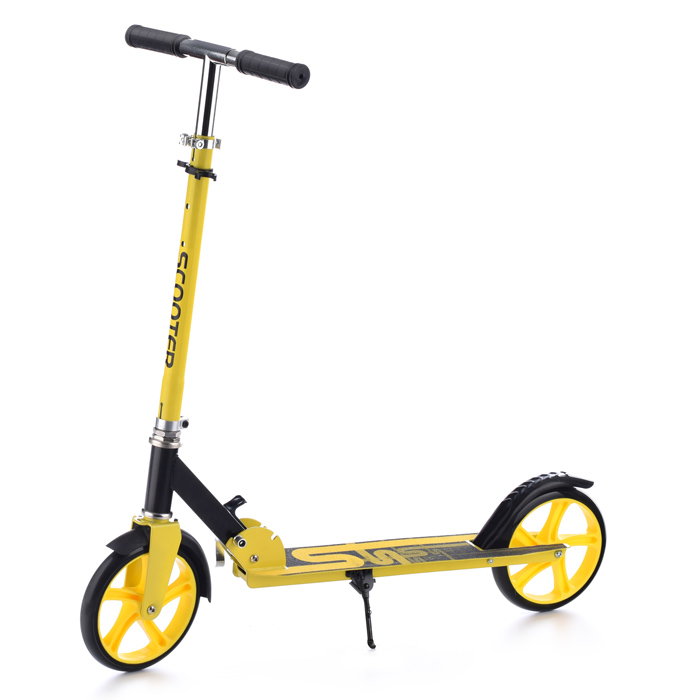 Фото к товару Самокат U038447Y 2-х кол., желтый, PU/ 200 мм, ABEC 7, в коробке Самокат U038447Y 2-х кол., желтый, PU/ 200 мм, ABEC 7, в коробке