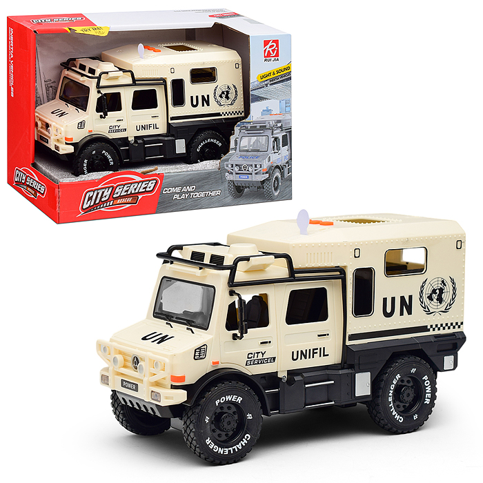 Машина RJ5522C "Броневик" (свет, звук) в коробке Машина RJ5522C "Броневик" (свет, звук) в коробке