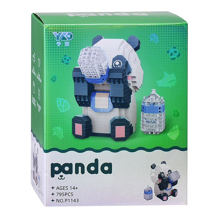 Конструктор P1143 "Панда" 795 дет., в коробке Конструктор P1143 "Панда" 795 дет., в коробке
