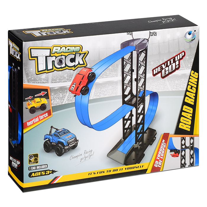 Фото к товару Автотрек 088-8 "Супер гонка" в коробке Автотрек 088-8 "Супер гонка" в коробке