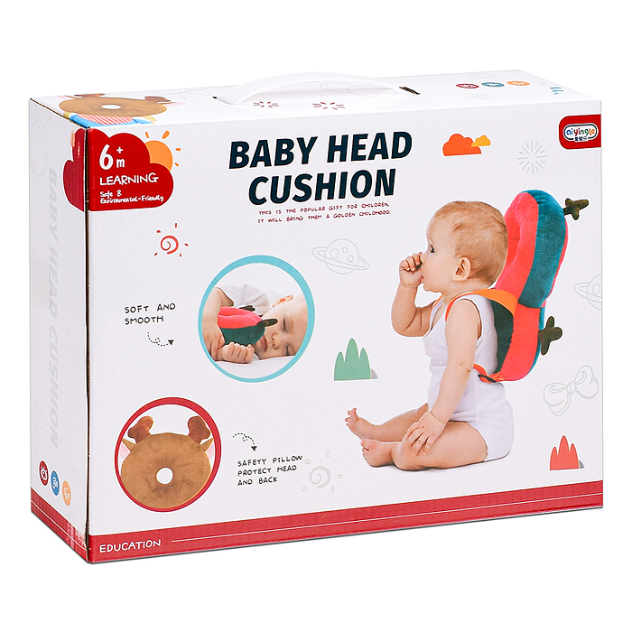 Фото к товару Подушка от падения 668-196 "Кот" в коробке Подушка от падения 668-196 "Кот" в коробке