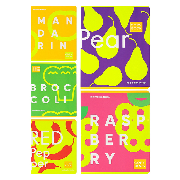 Тетрадь 48л. клетка "Яркая еда" Тетрадь 48л. клетка "Яркая еда"