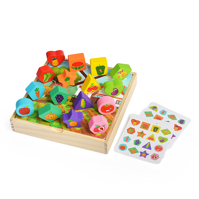 Фото к товару Игра логическая D1827 "Фрукты и овощи" Игра логическая D1827 "Фрукты и овощи"