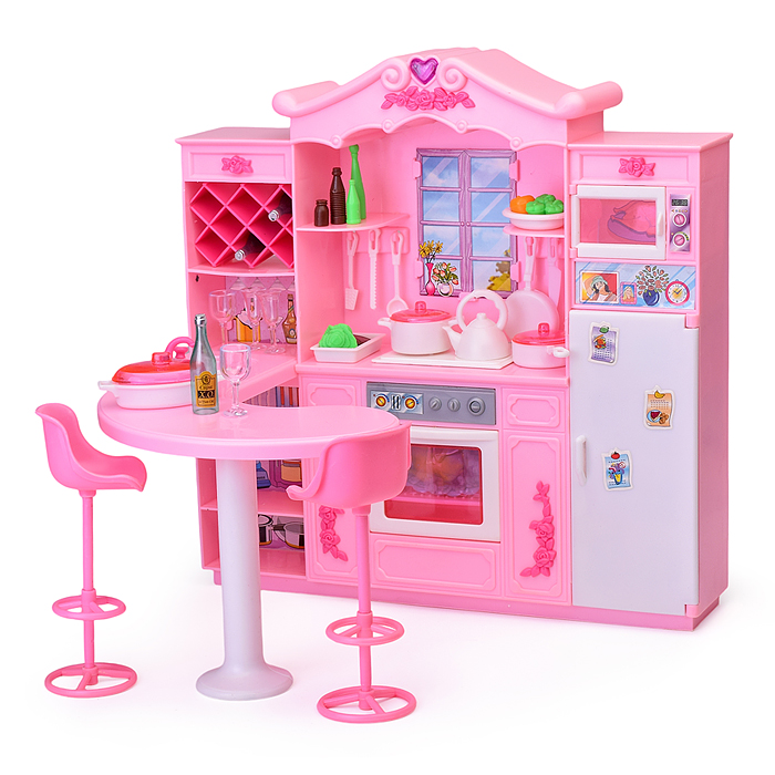 Фото к товару Набор мебели для кукол 2616 "Кухонный уголок" в коробке Набор мебели для кукол 2616 "Кухонный уголок" в коробке