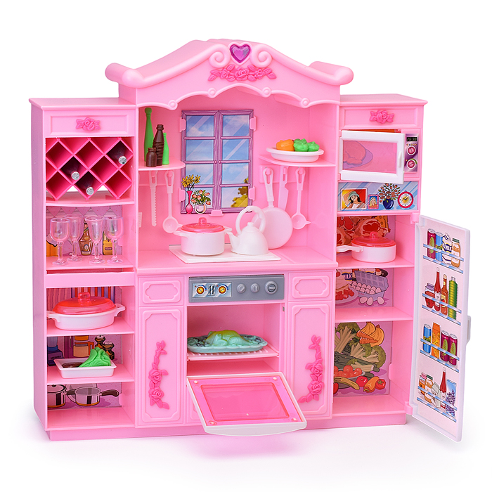 Фото к товару Набор мебели для кукол 2616 "Кухонный уголок" в коробке Набор мебели для кукол 2616 "Кухонный уголок" в коробке