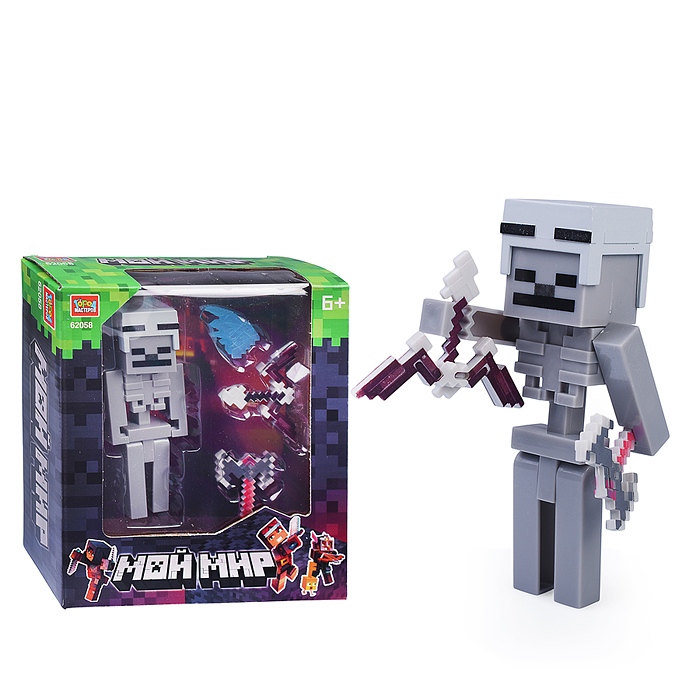 Конструктор "Мой мир. Сборная фигурка" 16 дет. Конструктор "Мой мир. Сборная фигурка" 16 дет.