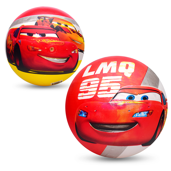 Мяч пвх 23 см "Тачки" полноцвет, в сетке 