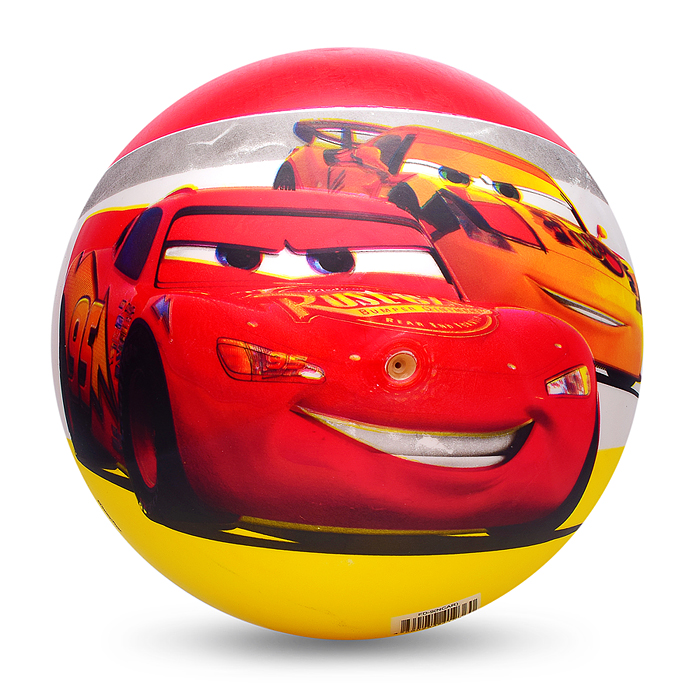 Мяч пвх 23 см "Тачки" полноцвет, в сетке 