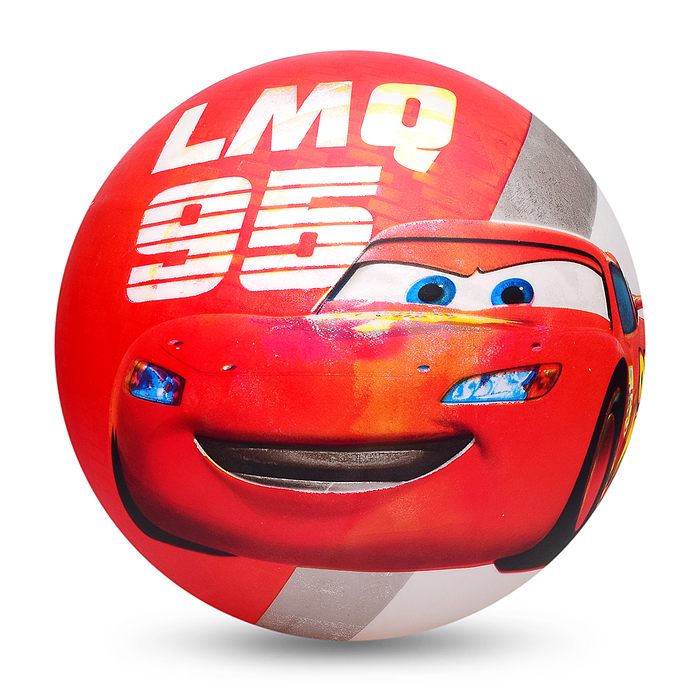 Мяч пвх 23 см "Тачки" полноцвет, в сетке 