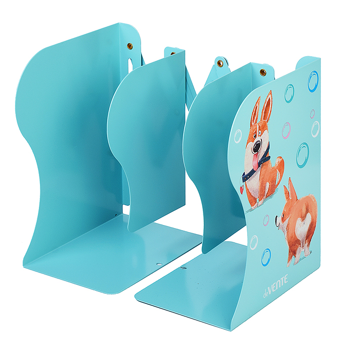 Фото к товару Подставка для учебников и книг "Hey Corgi" 19x14,7x9 см, металлическая, телескопическая Подставка для учебников и книг "Hey Corgi" 19x14,7x9 см, металлическая, телескопическая