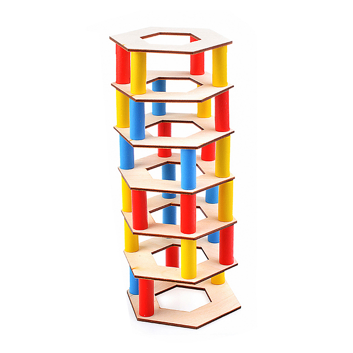 Фото к товару Игра для всей семьи "Сорви башню" (цветная) Игра для всей семьи "Сорви башню" (цветная)