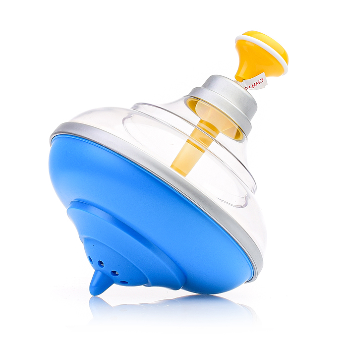 Фото к товару Юла малая прозрачная с музыкой Юла малая прозрачная с музыкой