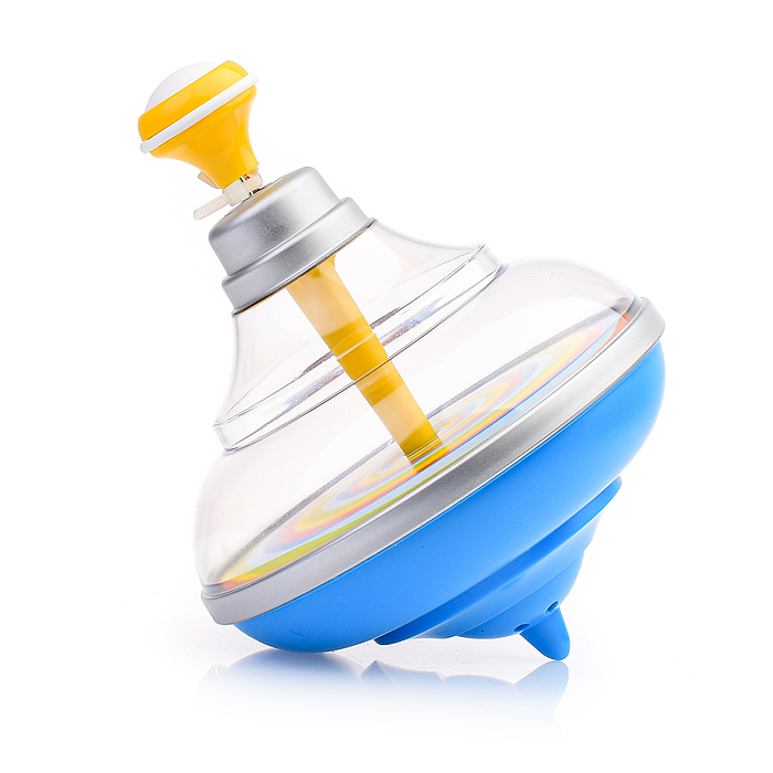 Фото к товару Юла малая прозрачная с музыкой Юла малая прозрачная с музыкой