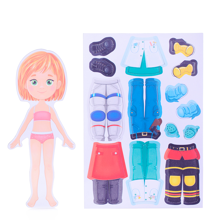 Магнитная игра-одевашка "Профессии"