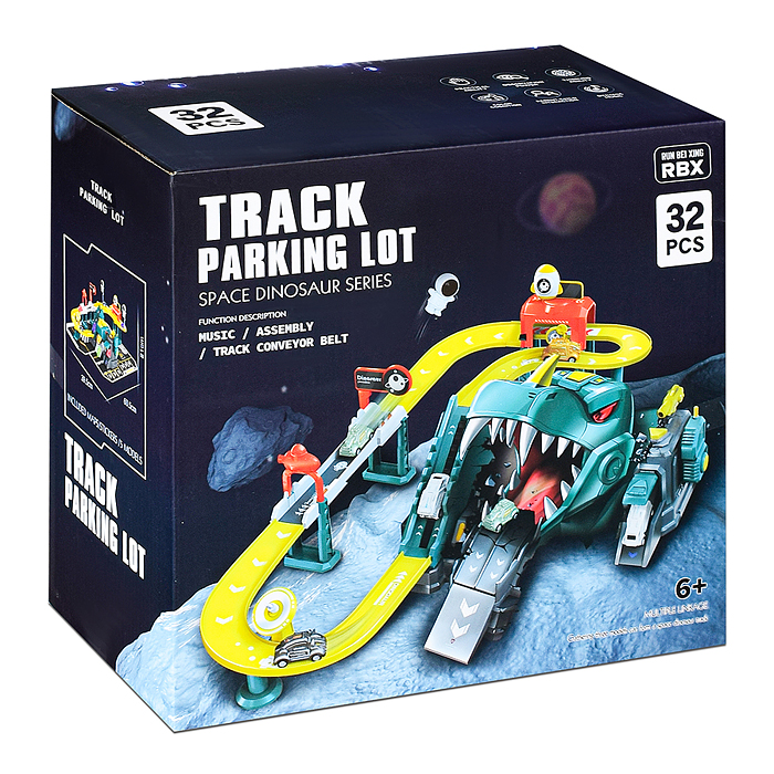Фото к товару Парковка-трек 388-590 "Дино паркинг" (32 дет.) в коробке Парковка-трек 388-590 "Дино паркинг" (32 дет.) в коробке