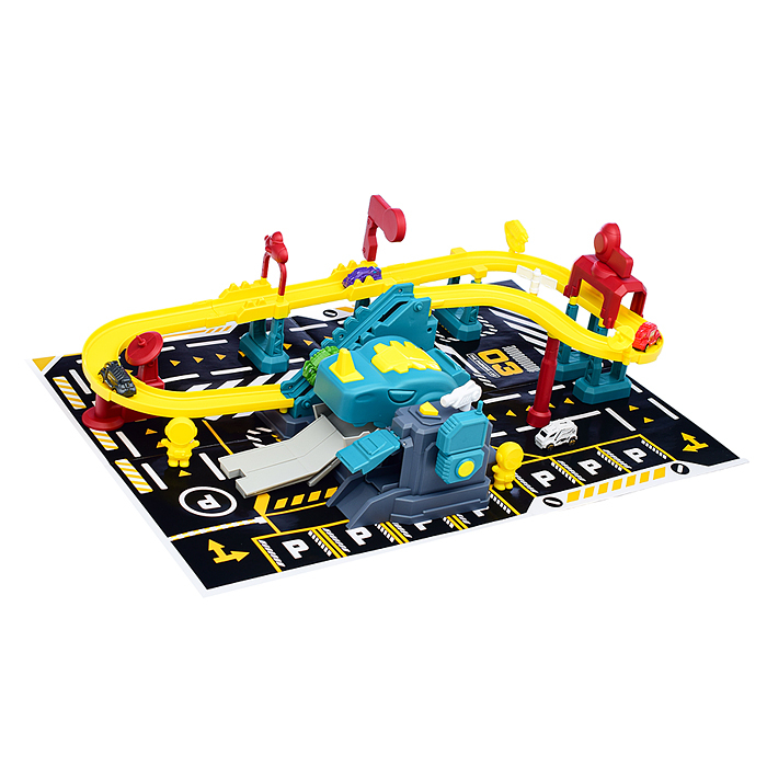 Фото к товару Парковка-трек 388-590 "Дино паркинг" (32 дет.) в коробке Парковка-трек 388-590 "Дино паркинг" (32 дет.) в коробке