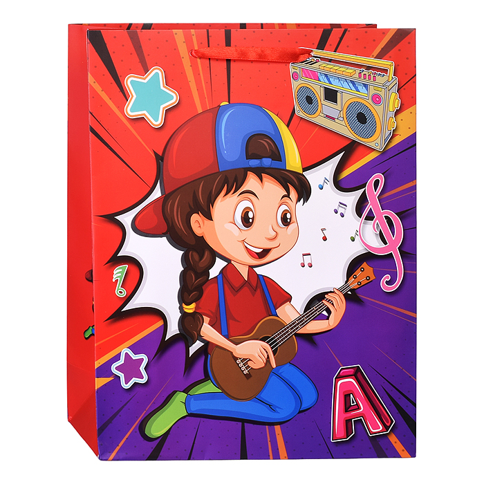 Фото к товару Пакет подарочный 00-6304 "Спортивные детки" 26*32*10,5 см. Пакет подарочный 00-6304 "Спортивные детки" 26*32*10,5 см.